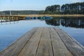 lake Seliger in Svetlitsa village, Russia Royalty Free Stock Photo