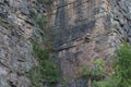 2 Rock Climbers on a vertical wall