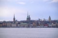 landscape with the image of Stockholm Royalty Free Stock Photo