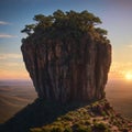 The Valley of Desolation is in a national park. Royalty Free Stock Photo