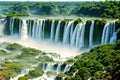 waterfalls in Brazil and Argentina.