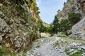 Imbros canyon in Crete, Greece Royalty Free Stock Photo