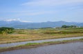 Landscape of Ina basin, Nagano, Japan