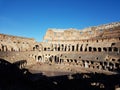 Inside the Coliseum, Rome, Italy Royalty Free Stock Photo
