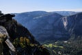 Landscape at inspiration point, Yosemite National Park Royalty Free Stock Photo