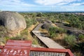 landscape from the interior of the Barrosal Park in Castelo Branco.