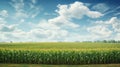 landscape iowa cornfields agricultural