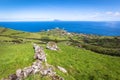 Landscape of the island of Flores. Azores, Portugal