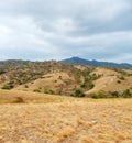 Landscape of Islands in Ocean in Komodo Royalty Free Stock Photo