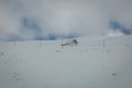 Hermon Mountain. Snow slope. Israel