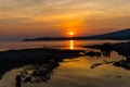 Landscape in the Isummer in thassos , greece