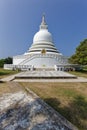 Landscape of Japanese Peace Pagoda in Rumassala, Unawatuna Sri Lanka Royalty Free Stock Photo