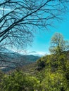 Landscape of the Jerte Valley from Navaconcejo, CÃÂ¡ceres, Extremadura, Spain.