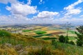 Landscape of the Jezreel Valley from Mount Gilboa