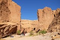 Landscape of Kal Jenni desert canyon , Iran