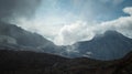landscape from kaltwasser pass in valais