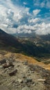 landscape from kaltwasser pass in valais