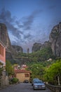 Landscape in Kastraki village in Meteora