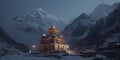 landscape of kedarnath hindu architecture shiv mandir