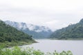 Landscape of Khundanprakanchon dam Royalty Free Stock Photo