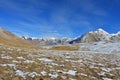 Landscape of Khunjerab pass. Royalty Free Stock Photo