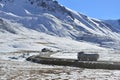 Landscape of Khunjerab pass. Royalty Free Stock Photo