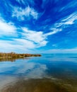 Landscape of Kinneret Lake - Galilee Sea