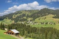 Landscape in Kleinwalsertal,Vorarlberg,Austria Royalty Free Stock Photo