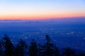 Landscape of Kofu and Mt.Fuji Royalty Free Stock Photo