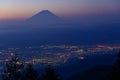Landscape of Kofu and Mt.Fuji