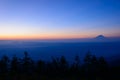 Landscape of Kofu and Mt.Fuji Royalty Free Stock Photo