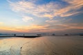 Landscape of koh Mook with beautiful sky and sunrise, at Trang, Thailand. It is a small idyllic island in the Andaman Sea