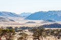 Landscape at Koiimasis on the edge of the Namib desert Royalty Free Stock Photo