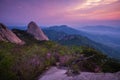 Landscape in korea, Sunrise at Bukhansan mountains