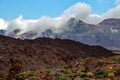 Landscape at La Canadas on the Teide Volcano in Tenerife Royalty Free Stock Photo