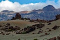 Landscape at La Canadas on the Teide Volcano in Tenerife Royalty Free Stock Photo