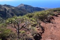 A landscape of La Gomera island , the Canaries Royalty Free Stock Photo
