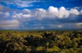 Landscape of Lakagigar volcanic valley ,central Iceland