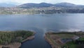 Landscape of Lake Annone and Isella Peninsula