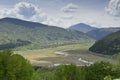 Landscape of lake Bicaz Romania Royalty Free Stock Photo