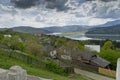 Landscape of lake Bicaz Romania Royalty Free Stock Photo