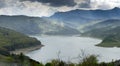 Landscape of lake Bicaz Romania Royalty Free Stock Photo