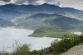 Landscape of lake Bicaz Romania Royalty Free Stock Photo