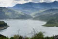 Landscape of lake Bicaz Romania