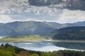 Landscape of lake Bicaz Romania