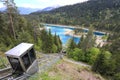 Landscape at Lake Caumasee in Flims