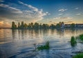 Landscape of the Lake Constance or Bodensee in Germany