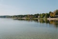 Landscape with a lake, countrycide