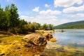 Landscape with lake Royalty Free Stock Photo