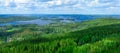 Landscape of Lake Kallavesi and Kuopio